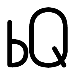 Biquintile (Letter notation) minor aspect symbol icon – ZodiacFonts