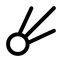 Comet dwarf planet or asteroid symbol icon – ZodiacFonts