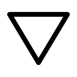 Earth element symbol icon – ZodiacFonts