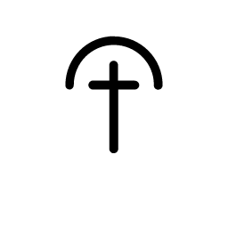 Kronos transneptunian point symbol icon – ZodiacFonts
