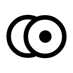 Lunar eclipse (Symbolic style) lunar symbol icon – ZodiacFonts