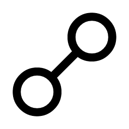 Opposition major aspect symbol icon, free download – ZodiacFonts