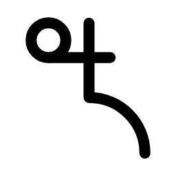 Sedna dwarf planet or asteroid symbol icon – ZodiacFonts