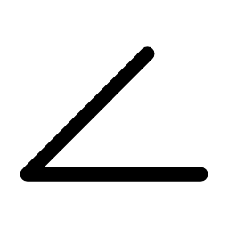 Semi square minor aspect symbol icon – ZodiacFonts