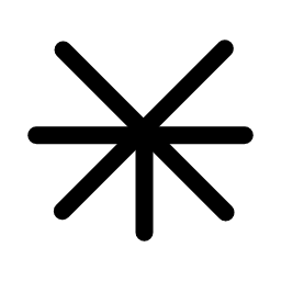 Septile minor aspect symbol icon – ZodiacFonts