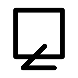 Sesquiquadrate minor aspect symbol icon – ZodiacFonts