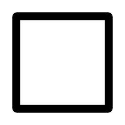 Square major aspect symbol icon, free download – ZodiacFonts